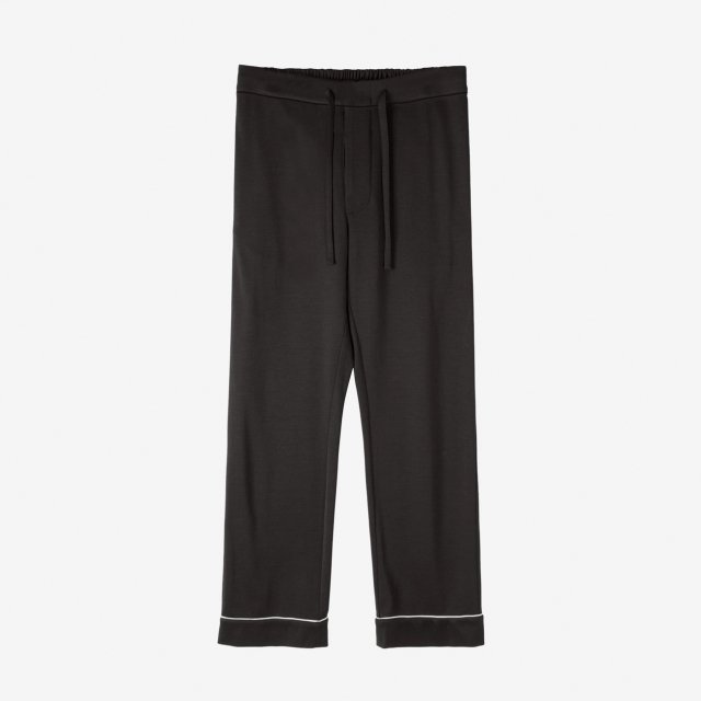 <span>Spun Silk Pajama Pants / Ink Black</span>絹紡シルク パジャマパンツ / インクブラック