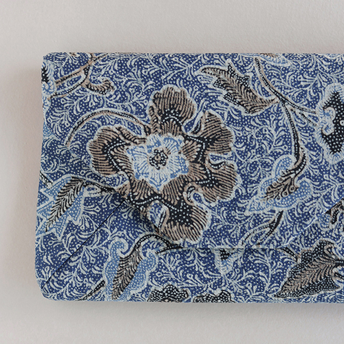 作家もの 手描き 更紗 鏡円模様 染め 袋帯 スリーシーズン