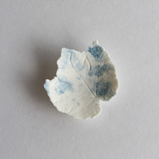 SR38 紫蓮作 leaf豆皿(小)・泡沫・C