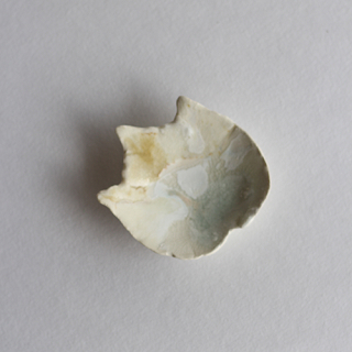 SR37 紫蓮作 leaf豆皿(小)・G