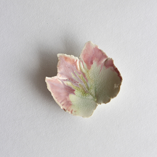 SR37 紫蓮作 leaf豆皿(小)・D