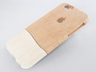オーダーメイド ウッドケース For Iphone ナチュラルウッド ツヤ 仕上 握り易い 無垢材 天然木 の全機種 対応 永久保証 壊れても安心 無償修理