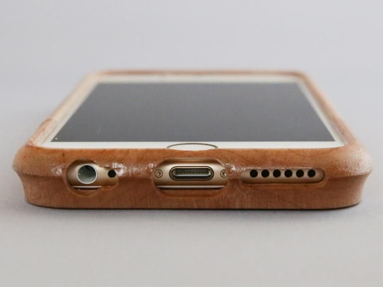 i Phone全機種対応【 ウッドケース for iPhone ナチュラルウッド