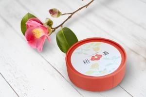 プチギフト に 【 椿茶 丸筒 】 紅茶 の味わい カフェインゼロ 糖質ゼロ