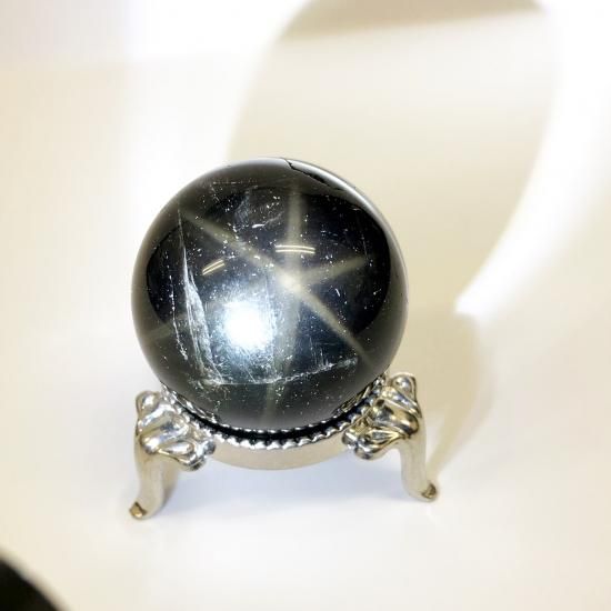 レア!】スターモリオン(黒水晶)/スフィア(丸玉)約34.5mm/台座 レア!】スターモリオン(黒水晶)/スフィア(丸玉)約34.5mm/台座