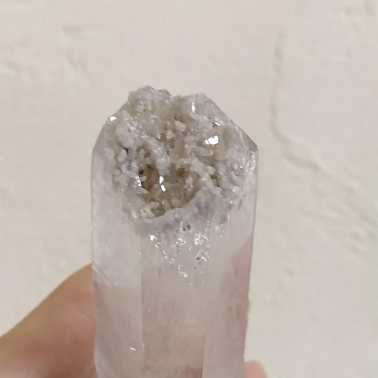 ヒマラヤ、サインジ産 ビンタ切れセルフヒールド水晶、キー - feel