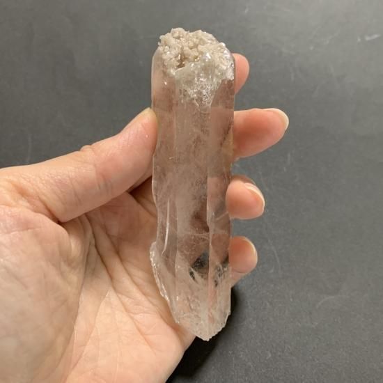 ヒマラヤ、サインジ産 ビンタ切れセルフヒールド水晶、キー - feel