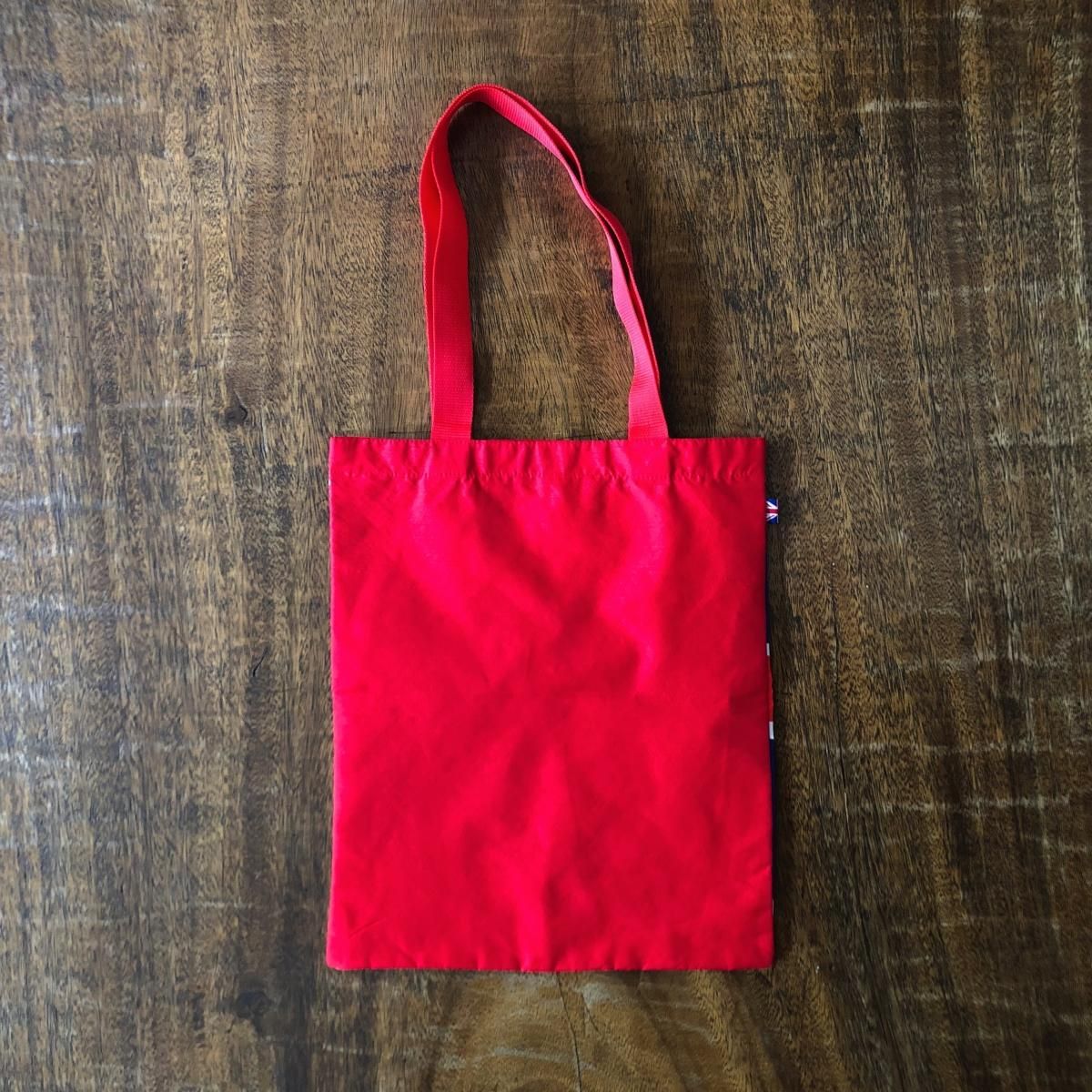 Red tote bag h&m hot sale