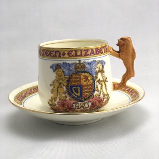 B-014 King George VI & Queen Elizabeth Cup,Saucer,Dish Set