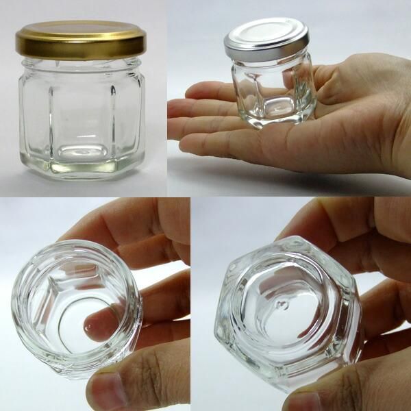 A30 六角 | ジャム瓶 | 通販サイト-ガラスびん.com