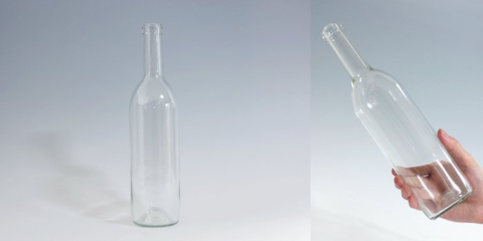 【色:アルミCAP】ワイン720 PPL 透明 ワイン瓶 720ml -5本セッ