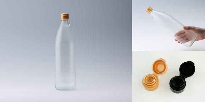 NO.500 | タレ・ドレッシング瓶 | 通販サイト-ガラスびん.com