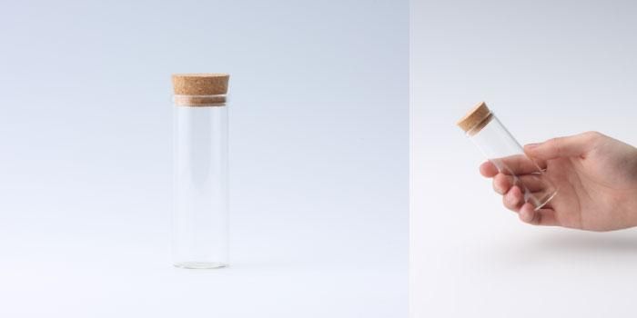コルク付瓶 30×120 | コルク瓶 | 通販サイト-ガラスびん.com