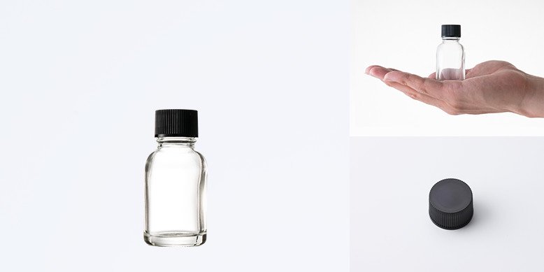 遮光瓶・マニキュア瓶 LT-20 透明