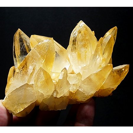 ヒマラヤ、ゴールデンヒーラークラスターGolden healer cluster - Himalayan Gems, Nepal  ヒマラヤンジェムス、ネパール