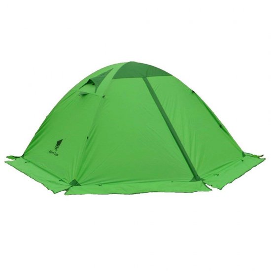 GEERTOP テント 2人用 軽量 防水 キャンプ アウトドア 登山用 4シーズンに適用 140cm x 210cm（緑） - TSMライフネット