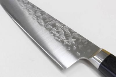 高村刃物 V10スペシャル 槌目 牛刀 黒合板柄 180mm 製造元 高村 高村刃物 V10スペシャル 槌目 牛刀 黒合板柄 180mm 製造元 高村