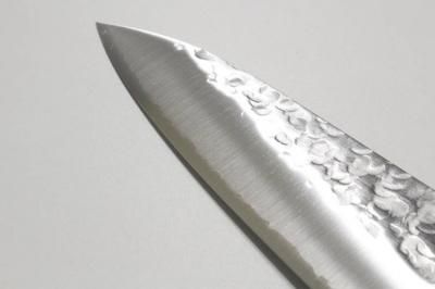 高村刃物 V10スペシャル 槌目 牛刀 黒合板柄 180mm 製造元 高村 高村刃物 V10スペシャル 槌目 牛刀 黒合板柄 180mm 製造元 高村