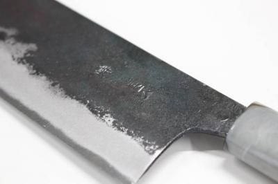 黒打 ミニ 菜切包丁 青二 刃渡り 120mm #241772 黒打 ミニ 菜切包丁 青二 刃渡り 120mm #241772
