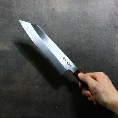 刃道 銀三シリーズ 切付牛刀 漆 木地呂塗 桜八角柄 HADO 刃道 銀三シリーズ 切付牛刀 漆 木地呂塗 桜八角柄 HADO