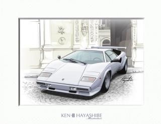 ランボルギーニ イラスト - 林部研一 KEN-1 HAYASHIBE Car ランボルギーニ イラスト - 林部研一 KEN-1 HAYASHIBE Car