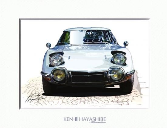 トヨタ 2000GT イラスト