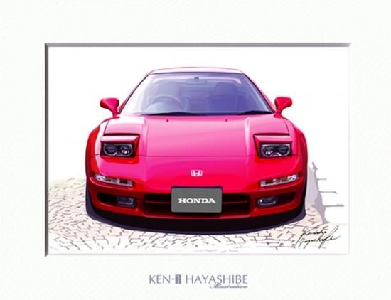 Nsx Na1 2正面 くるまのイラスト林部研一 Ken 1 Hayashibe Car Illustration オフィシャルサイト Nsx Na1 2正面 くるまのイラスト林部研一 Ken 1 Hayashibe Car Illustration オフィシャルサイト