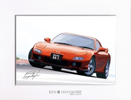 マツダ Rx 7 Fd イラスト