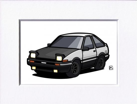 スプリンター トレノ Ae86 イラスト