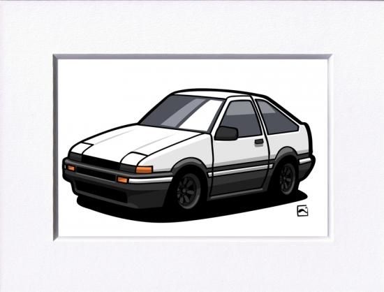 スプリンター トレノ AE86 イラスト