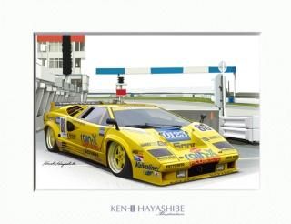 ランボルギーニ イラスト - 林部研一 KEN-1 HAYASHIBE Car ランボルギーニ イラスト - 林部研一 KEN-1 HAYASHIBE Car