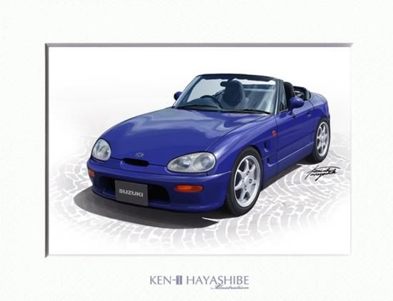 スズキ カプチーノ イラスト