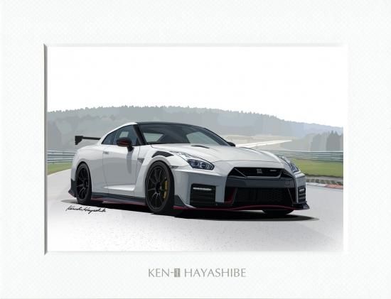 日産 - NC-640 NISMO/GT-R限定版画サイン額装作家平右ヱ門 NC-265 GT-R R33/RS限定版画 直筆サイン額装○作家 平右ヱ門の