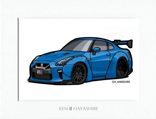 イラスト 用ページ GT-R LB (R35) イラスト