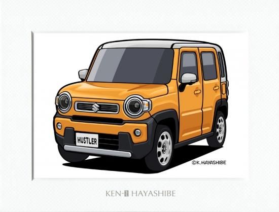 在庫有り即納可能 スズキ ハスラー イラスト クーポン3年保証 ハンドメイド 日用品 インテリア Roe Solca Ec
