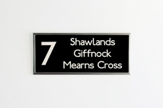 Bus Blind - 7 Shawlands Giffnock Mearns Cross