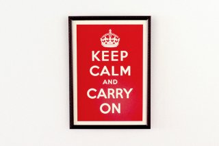 Keep Calm and Carry On - Red