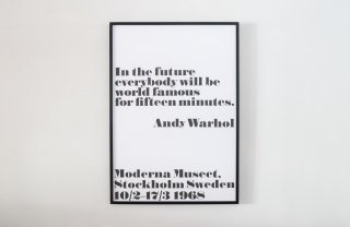Andy Warhol × John melin / In the future everybody will be world famous for fifteen minutes.