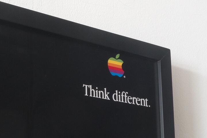APPLE THINK DIFFERENT POSTER - Albert Einstein - APPLE THINK DIFFERENT POSTER - Albert Einstein -