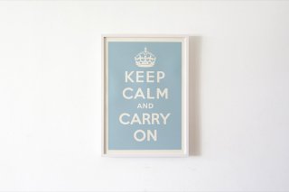 Keep Calm and Carry On - Duck Egg