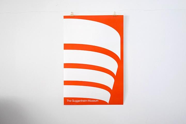 guggenheim museum / ポスター / アートポスター THE GUGGENHEIM MUSEUM / MALCOLM GREAR DESIGNERS - 1969