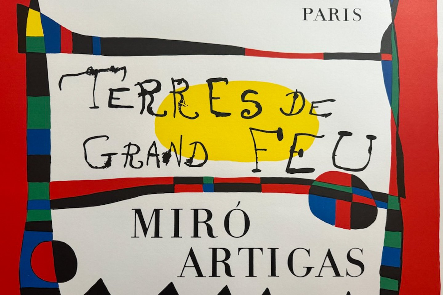 Joan Miro /〝Tesses De Grand Feu〟 1956 - ポスター専門店 KNAPFORD POSTER  MARKET［ナップフォード・ポスター・マーケット］