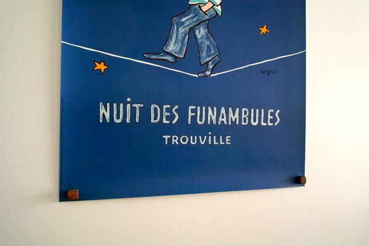 サヴィニャックNUIT DES FUNAMBULES TROUVILLE1985 Raymond Savignac / Nuit des Funambules Trouville. 1985