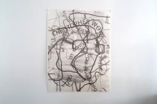 アートポスター クリストファー・ウール 2017年 エキシビジョンポスター Christopher Wool / 2008 LUHRING AUGUSTINE