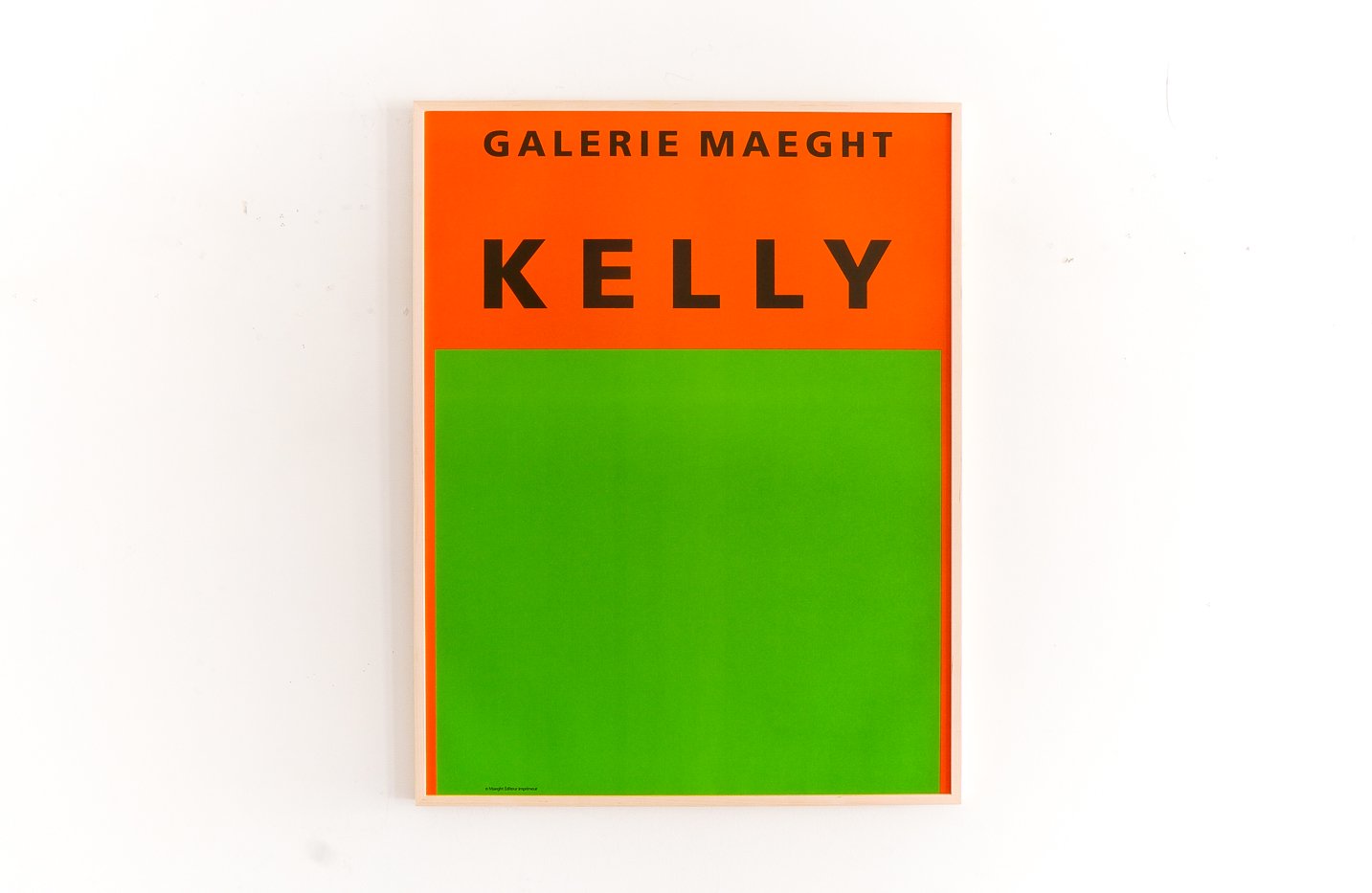 Ellsworth Kelly / Orange et Vert 1954