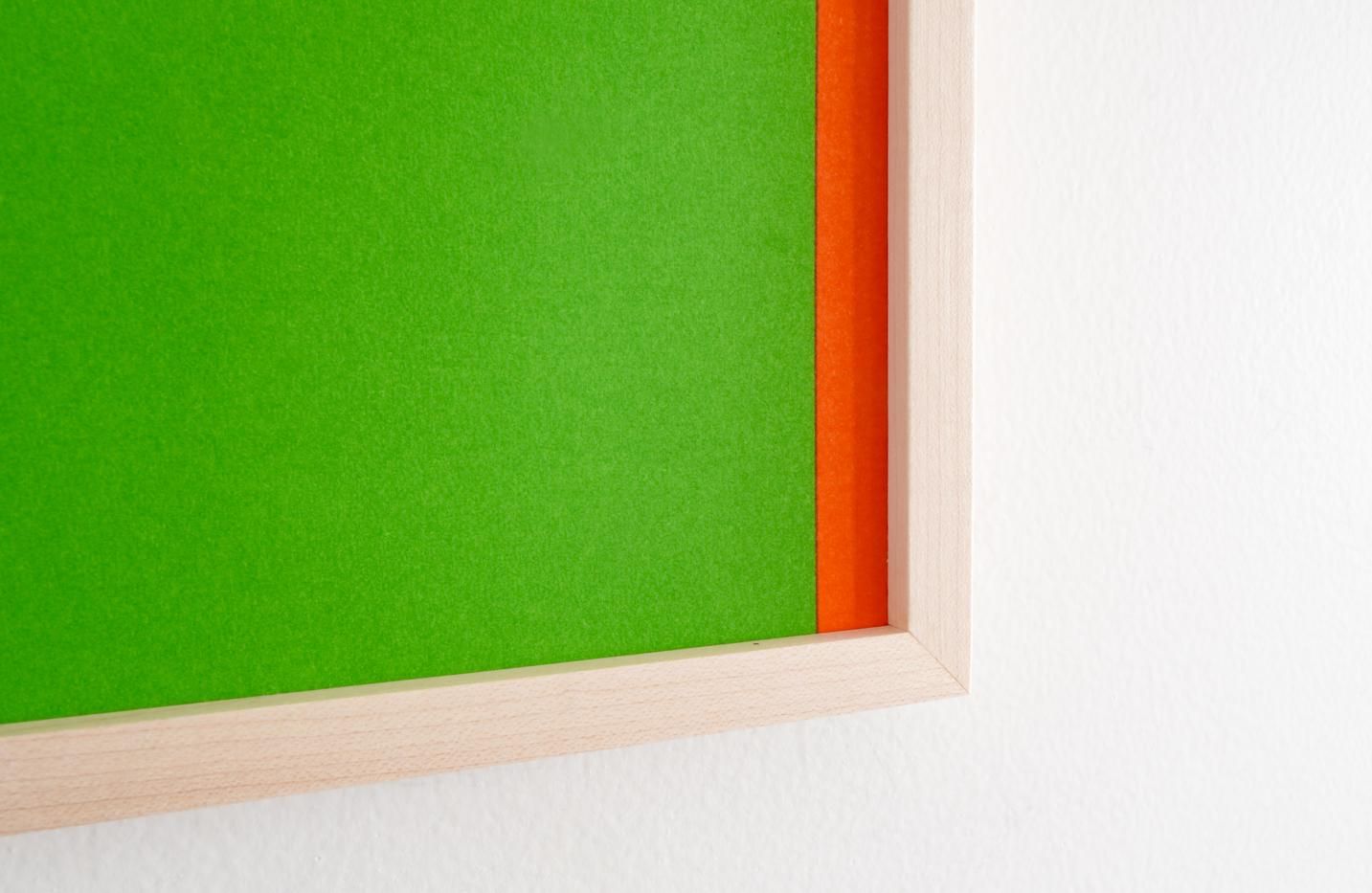 Ellsworth Kelly / Orange et Vert 1954 - アート ポスター