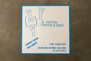 Lawrence Weiner - À FRIPON FRIPON & DEMI