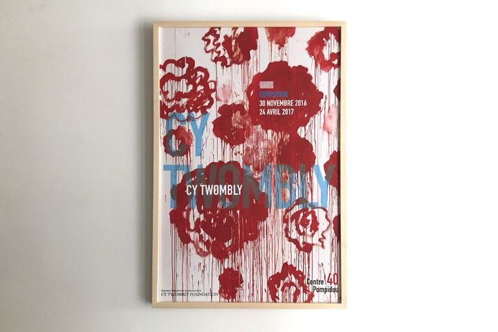 Cy Twombly / Centre Pompidou 2016 - サイ・トゥオンブリー ポスター