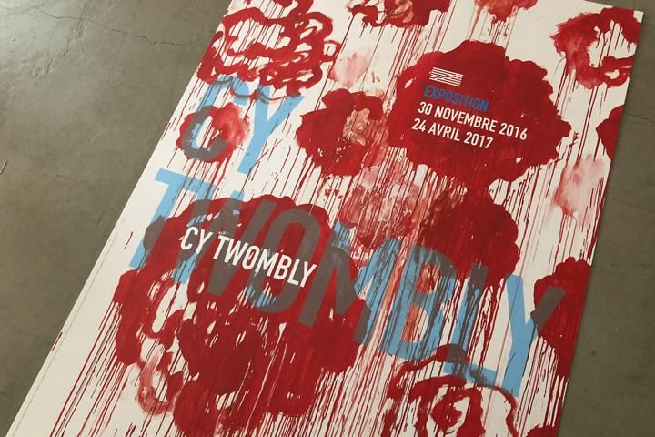Cy Twombly / Centre Pompidou 2016 - サイ・トゥオンブリー ポスター
