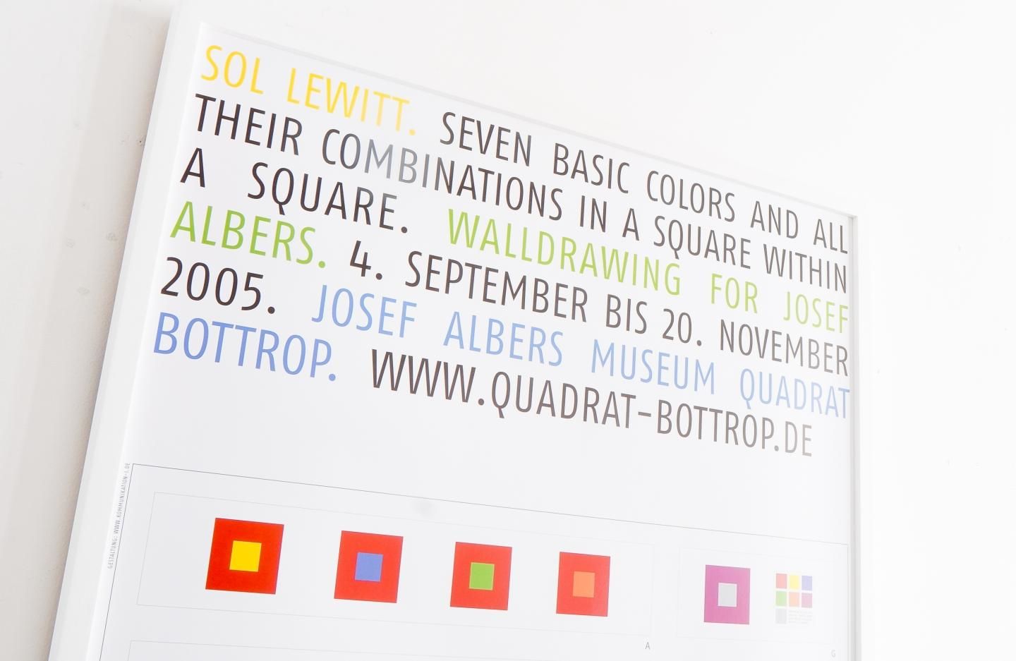 アートポスター ソル・ルウィット エキシビジョンポスター Sol LeWitt エキシビションポスター | 1987 - ポスター専門店